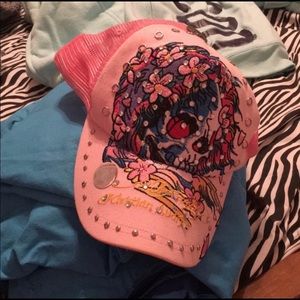 Pink Ed Hardy Hat